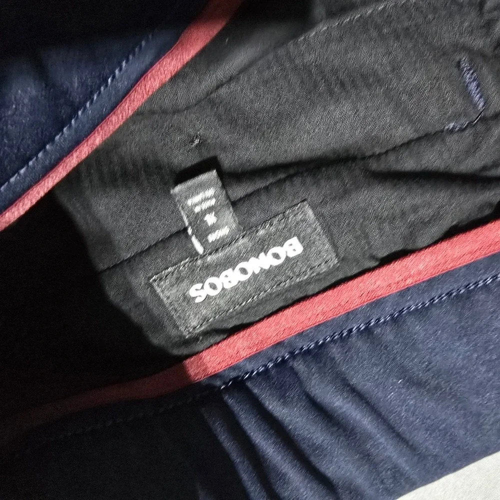 Bonobos Performance Chino Pants Mens XL Navy Blue Elastic Drawstring golf travel